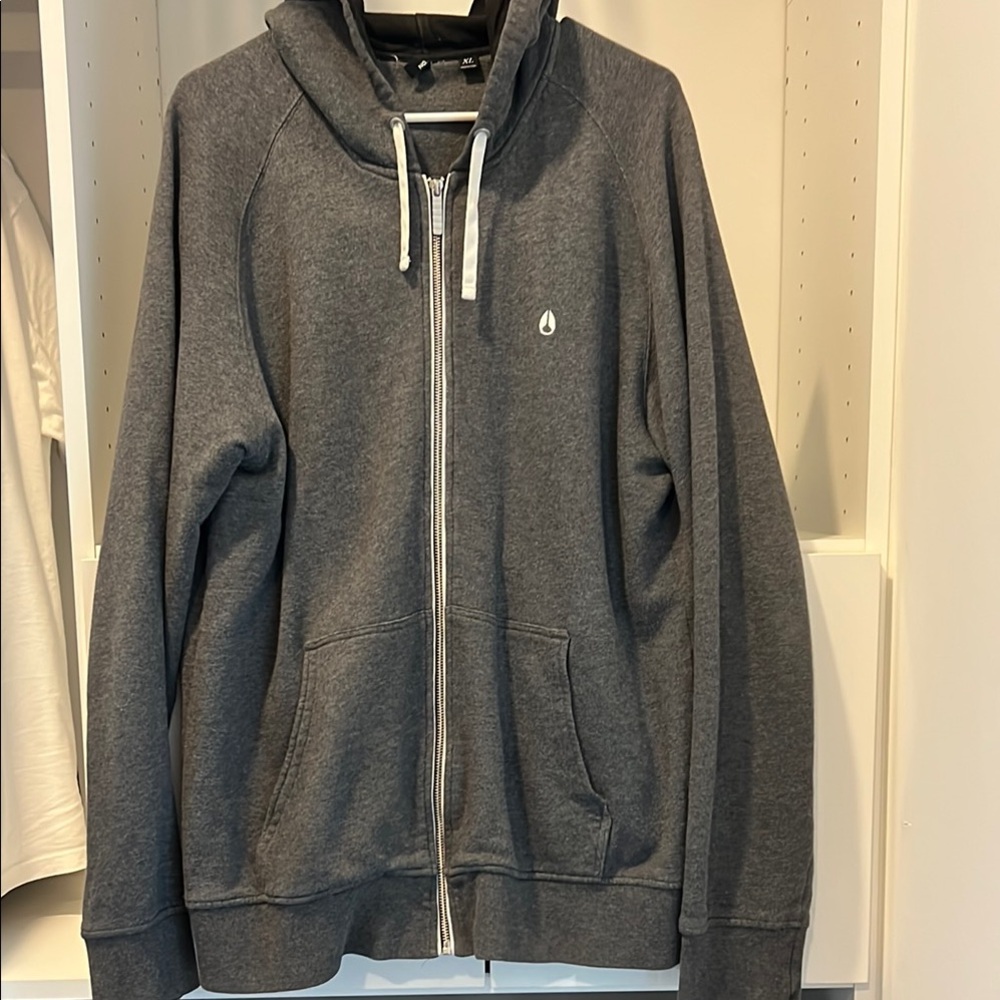 Men's Nixon Gray Hoodie Sweater
